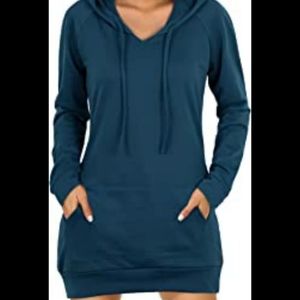 Blue tunic Hoodie